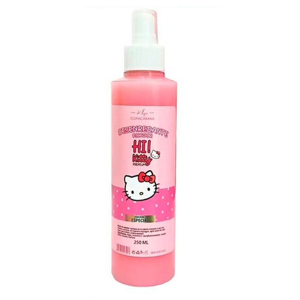 Desenredante Fijador Hi! Kitty con Vitamina E - Brillo y Protección