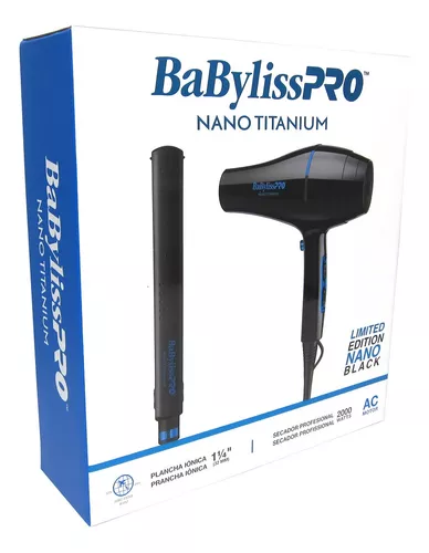 KIT PLANCHA 32MM Y 2000W NEGRO - BABYLISS PRO