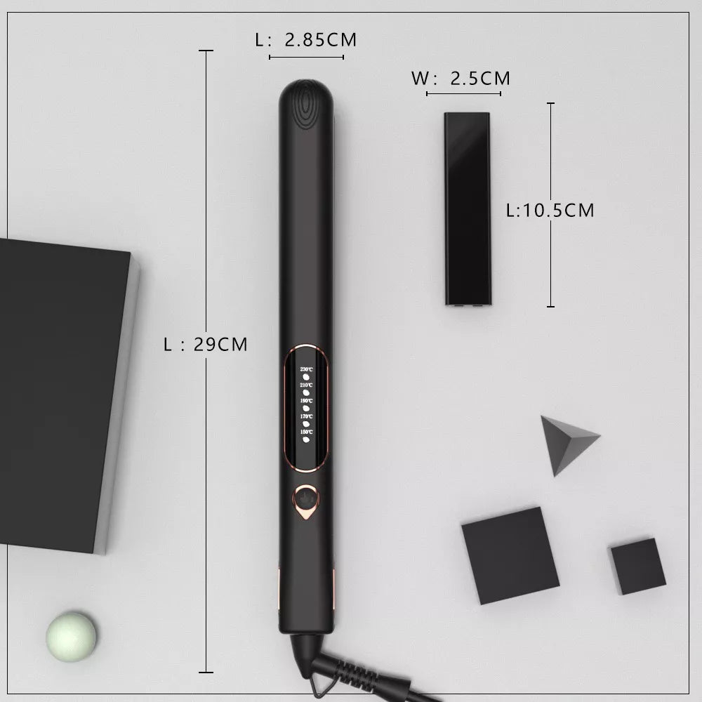 Plancha Alisador LED Iron Hairstar 2 en 1 - Titanio Cerámico con Iones