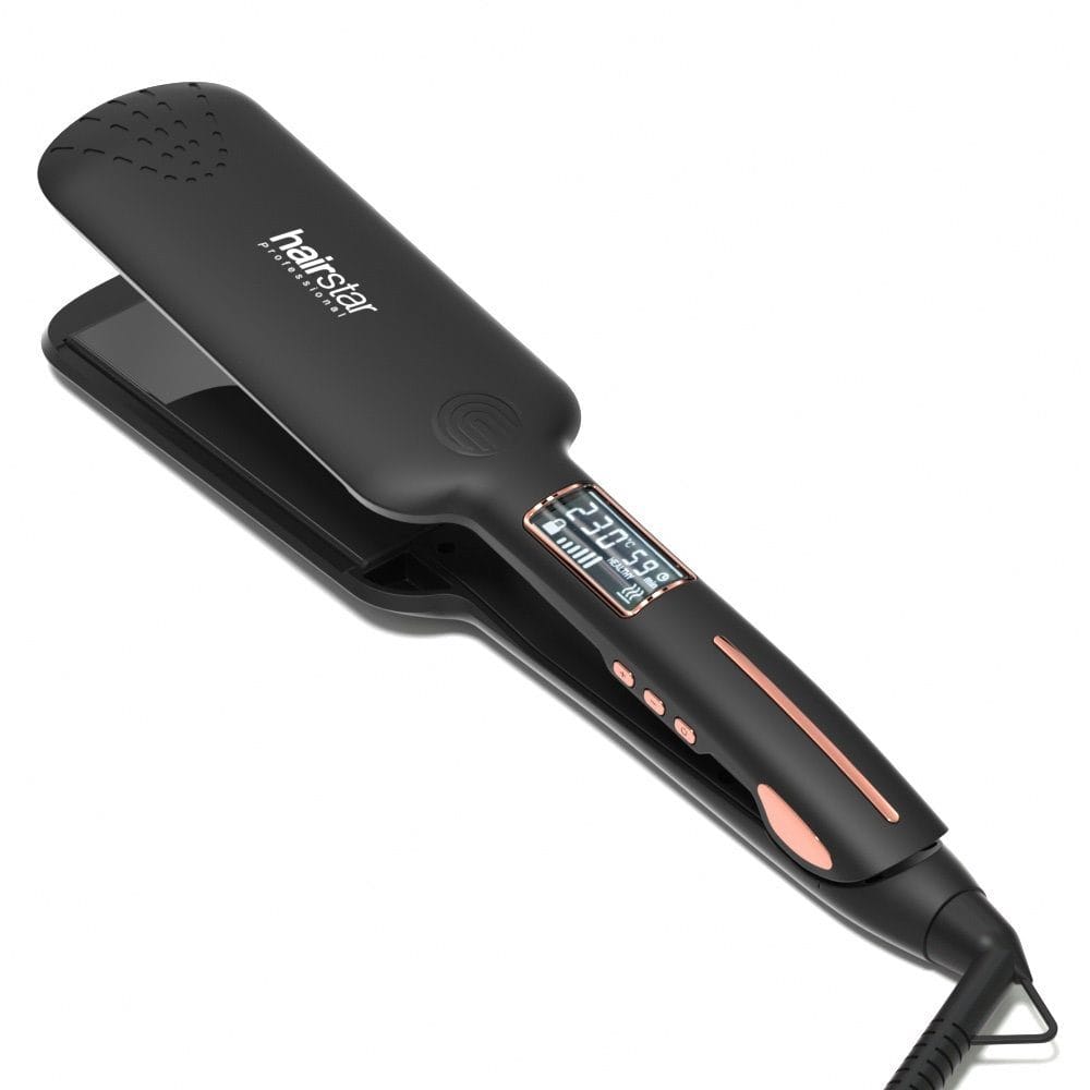 Plancha LED Iron Hairstar 2 en 1 - Alisador y Rizador con Tecnología PTC