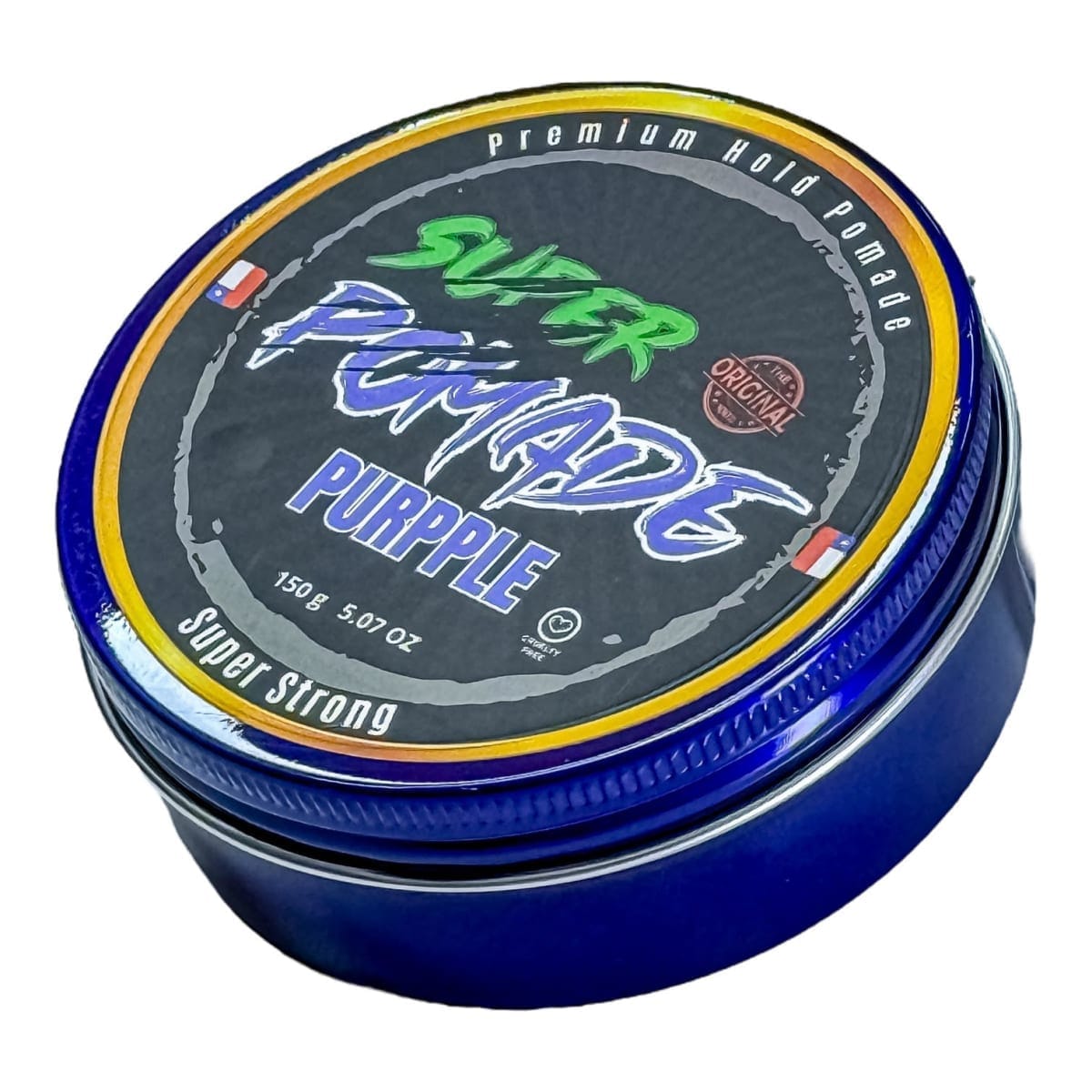 Cera Super Pomade Purple 150ml - Alta Fijación y Brillo para Cabello