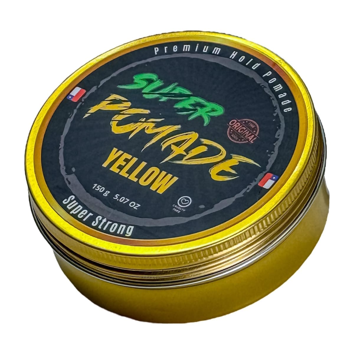 Cera Super Pomade Yellow 150ml - Fijación Fuerte
