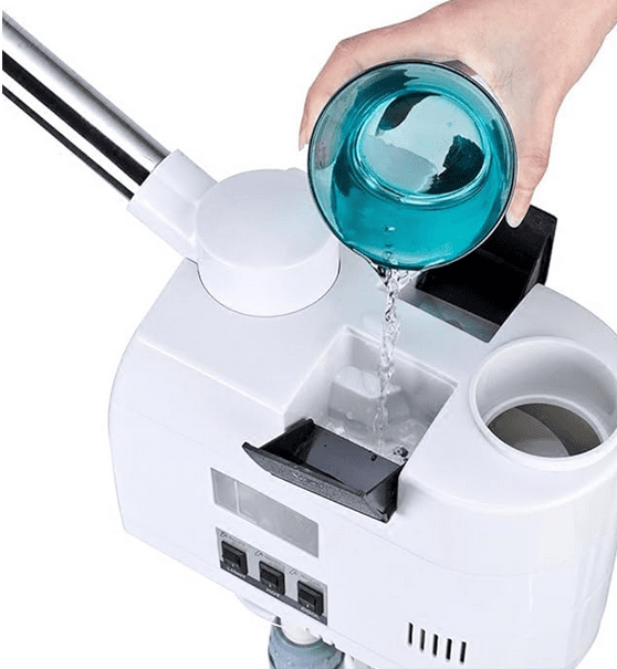 Vaporizador Facial de Pedestal Hidratación Profunda para Barbería | tiendadelbarbero.cl