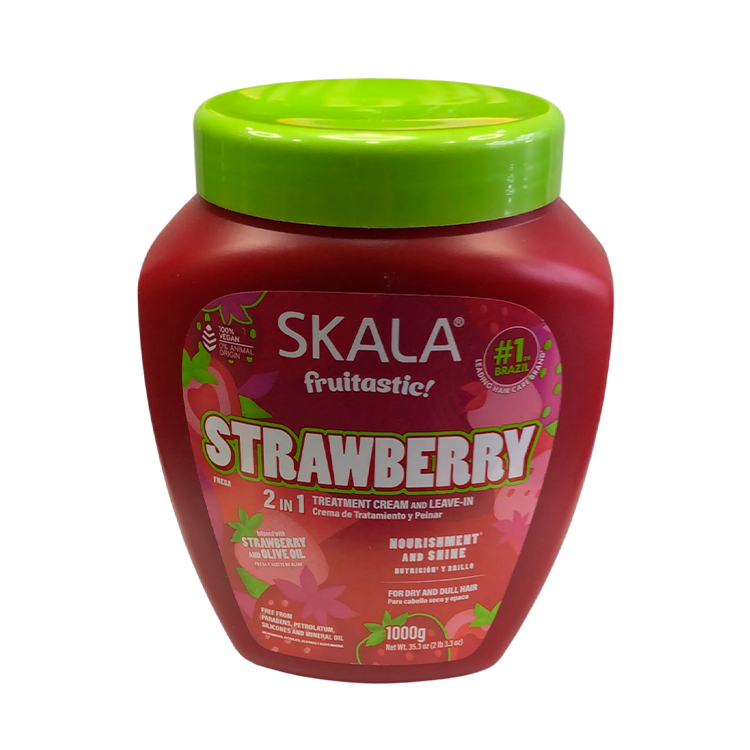 Crema de tratamiento Skala Strawberry 2 en 1 con extracto de fresa y aceite de oliva 1000g