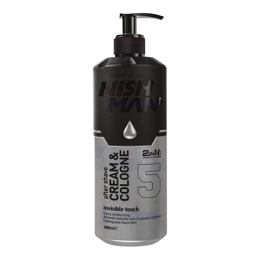 AFTER SHAVE CREMA Y COLONIA 5 INVISIBLE TOUCH - NISHMAN