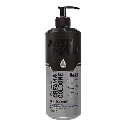AFTER SHAVE CREMA Y COLONIA 5 INVISIBLE TOUCH - NISHMAN