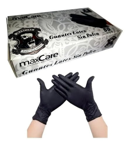 GUANTES DE LÁTEX 50 UNIDADES - MAXCARE