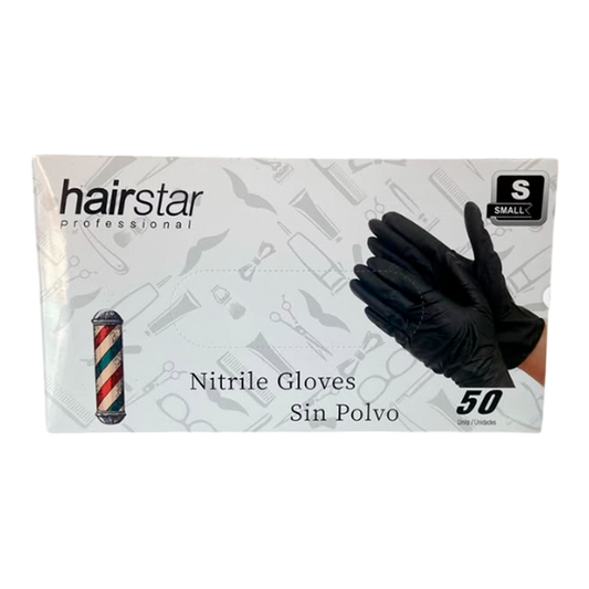 GUANTES DE NITRILO BLACK - HAIRSTAR