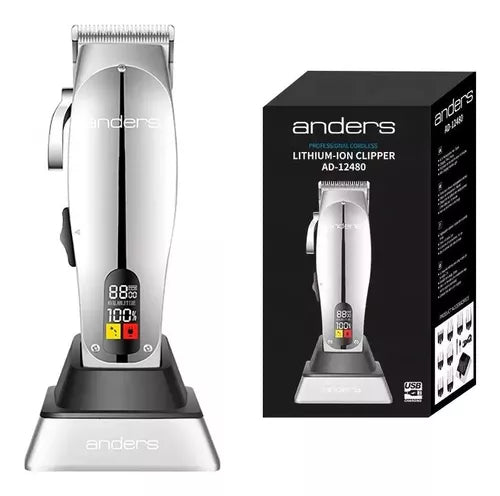 MAQUINA CORTE PROFESIONAL LITHIUM CLIPPER AD-12480 - ANDERS