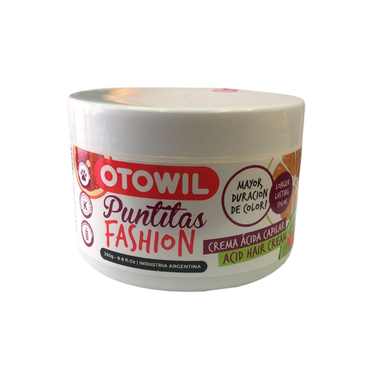 CREMA ÁCIDA CAPILAR PUNTITAS FASHION 250G – OTOWIL
