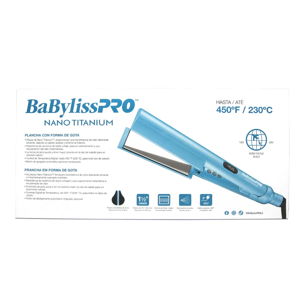 PLANCHA ROOTREACHER - BABYLISSPRO NANO TITANIUM