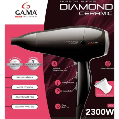 SECADOR DIAMOND CERAMIC 2300W - GAMA