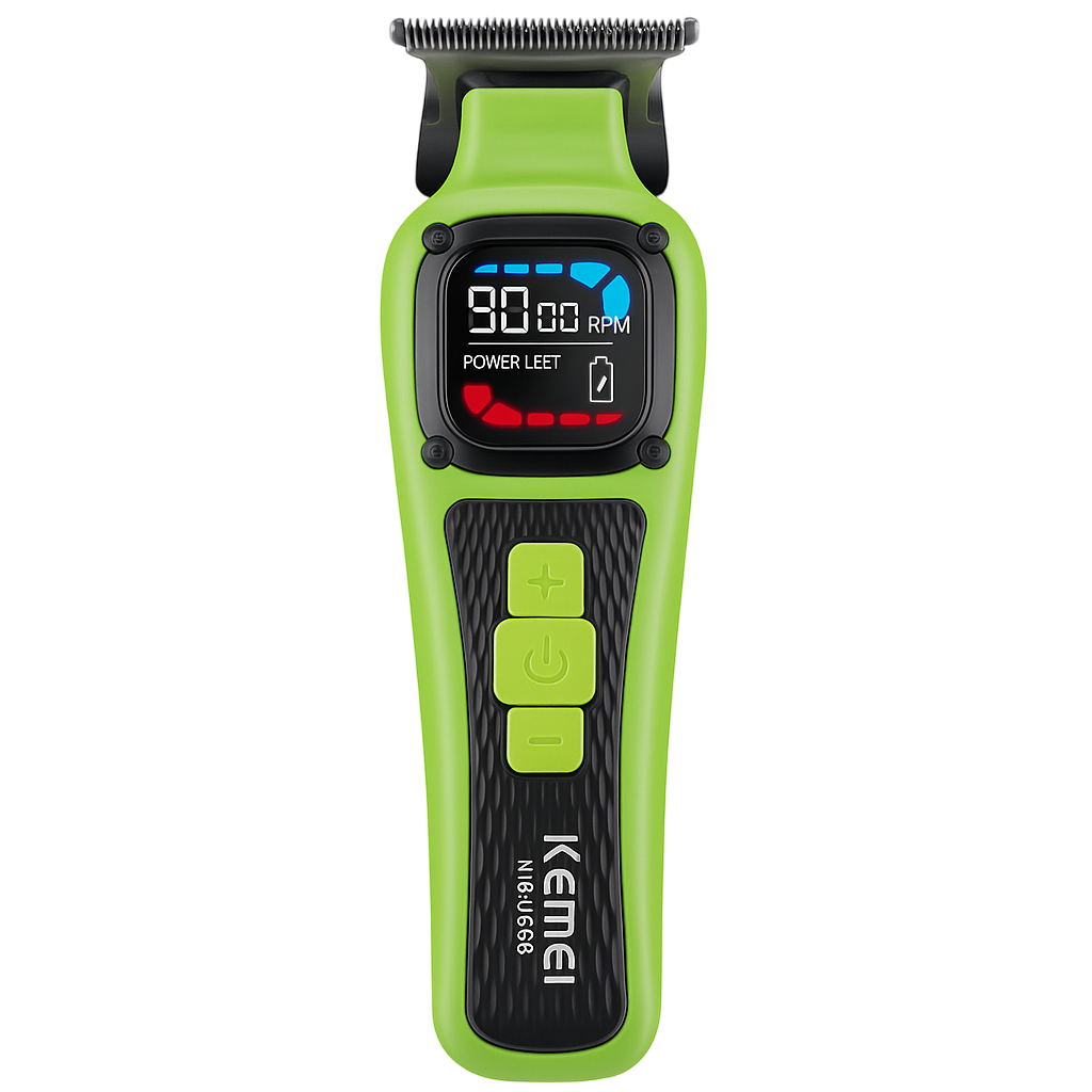 Trimmer Kemei KM-1863 Perfilador Inalámbrico Profesional | tiendadelbarbero.cl