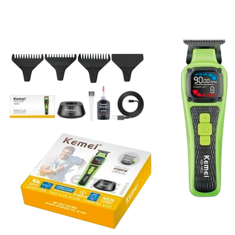 Trimmer Kemei KM-1863 Perfilador Inalámbrico Profesional | tiendadelbarbero.cl