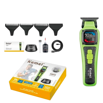 Trimmer Kemei KM-1863 Perfilador Inalámbrico Profesional | tiendadelbarbero.cl