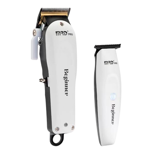 Combo MRD Beginner: clipper de alto torque y trimmer compacta para barbero