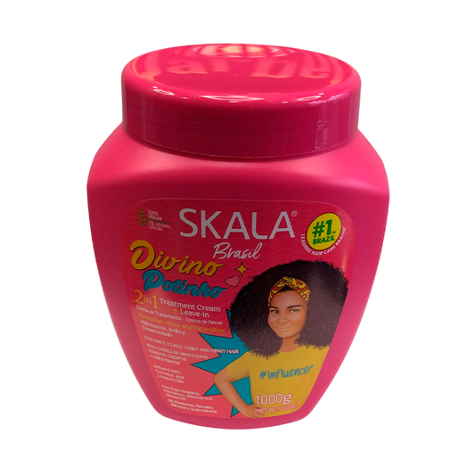 Crema Skala Divino Potinho 2 en 1 para hidratar y definir rizos