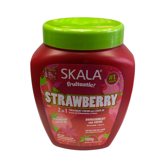 Crema de tratamiento Skala Strawberry 2 en 1 con extracto de fresa y aceite de oliva 1000g