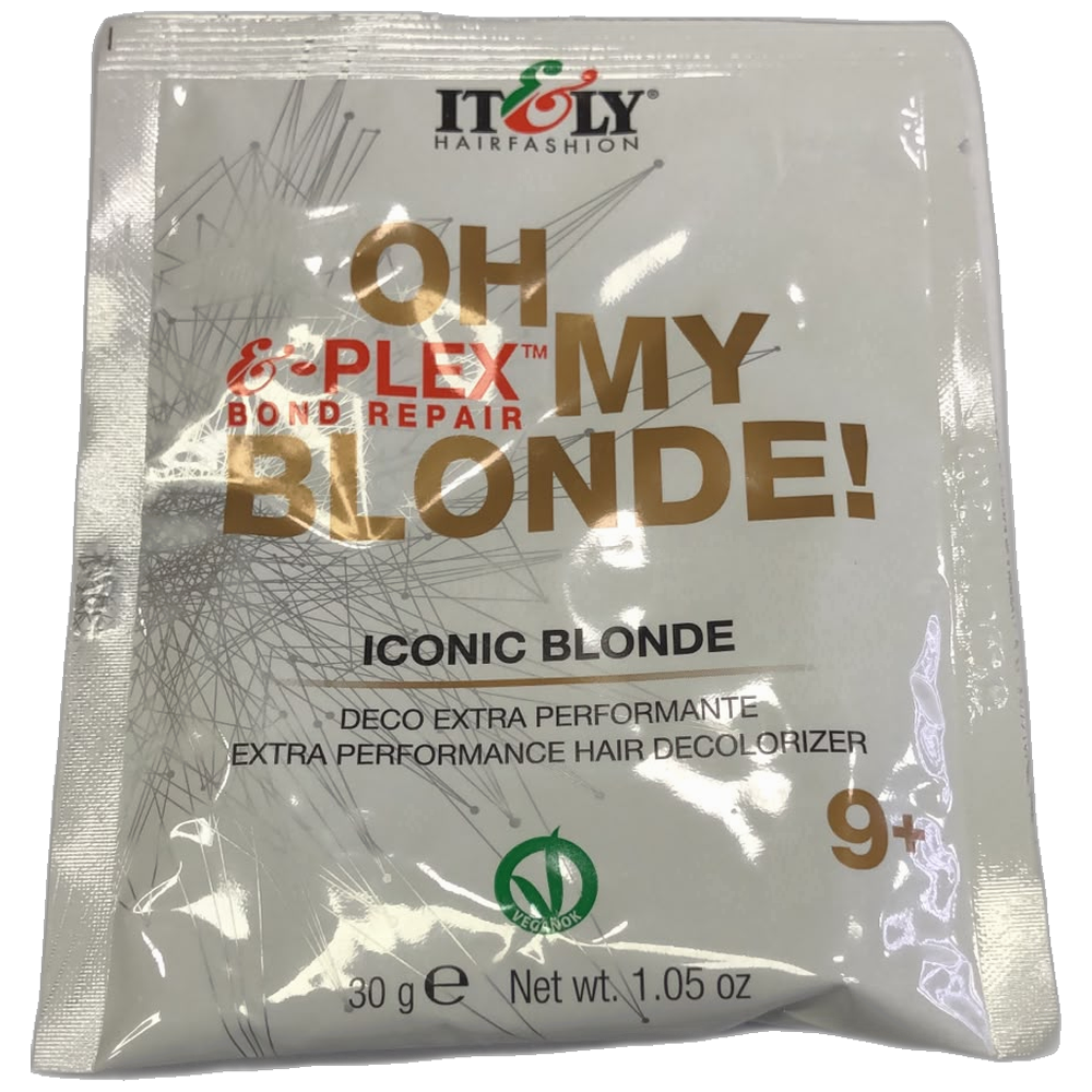 Decolorante Itely Iconic Blonde 30 g polvo aclara hasta 9 tonos