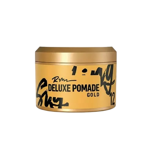 Pomada Roqvel Deluxe Gold para peinado profesional de barbería