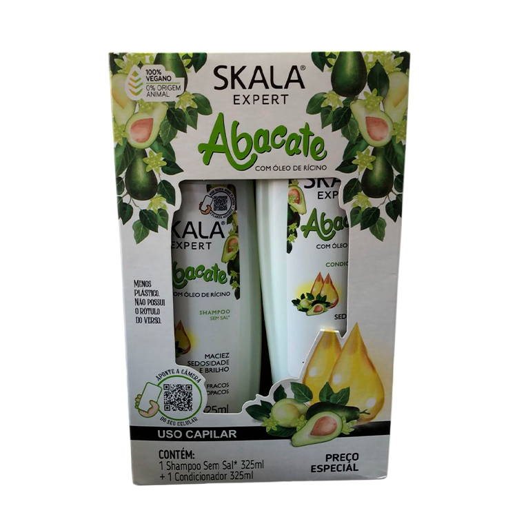 Set shampoo y acondicionador Skala Abacate con aguacate y aceite de ricino