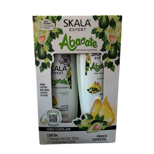 Set shampoo y acondicionador Skala Abacate con aguacate y aceite de ricino