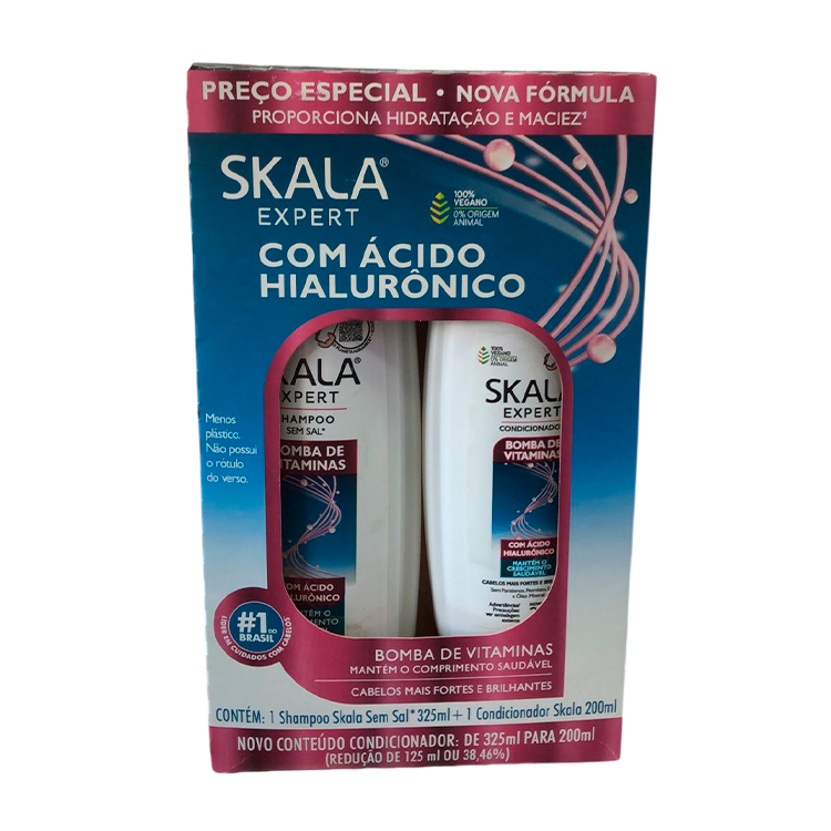 Set Skala Ácido Hialurónico: shampoo y acondicionador para hidratación del cabello