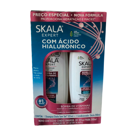 Set Skala Ácido Hialurónico: shampoo y acondicionador para hidratación del cabello