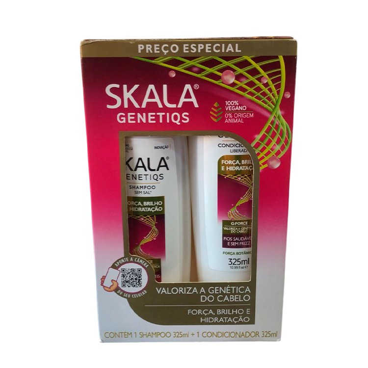 Set shampoo y acondicionador Skala Genétiqs fuerza, brillo e hidratación